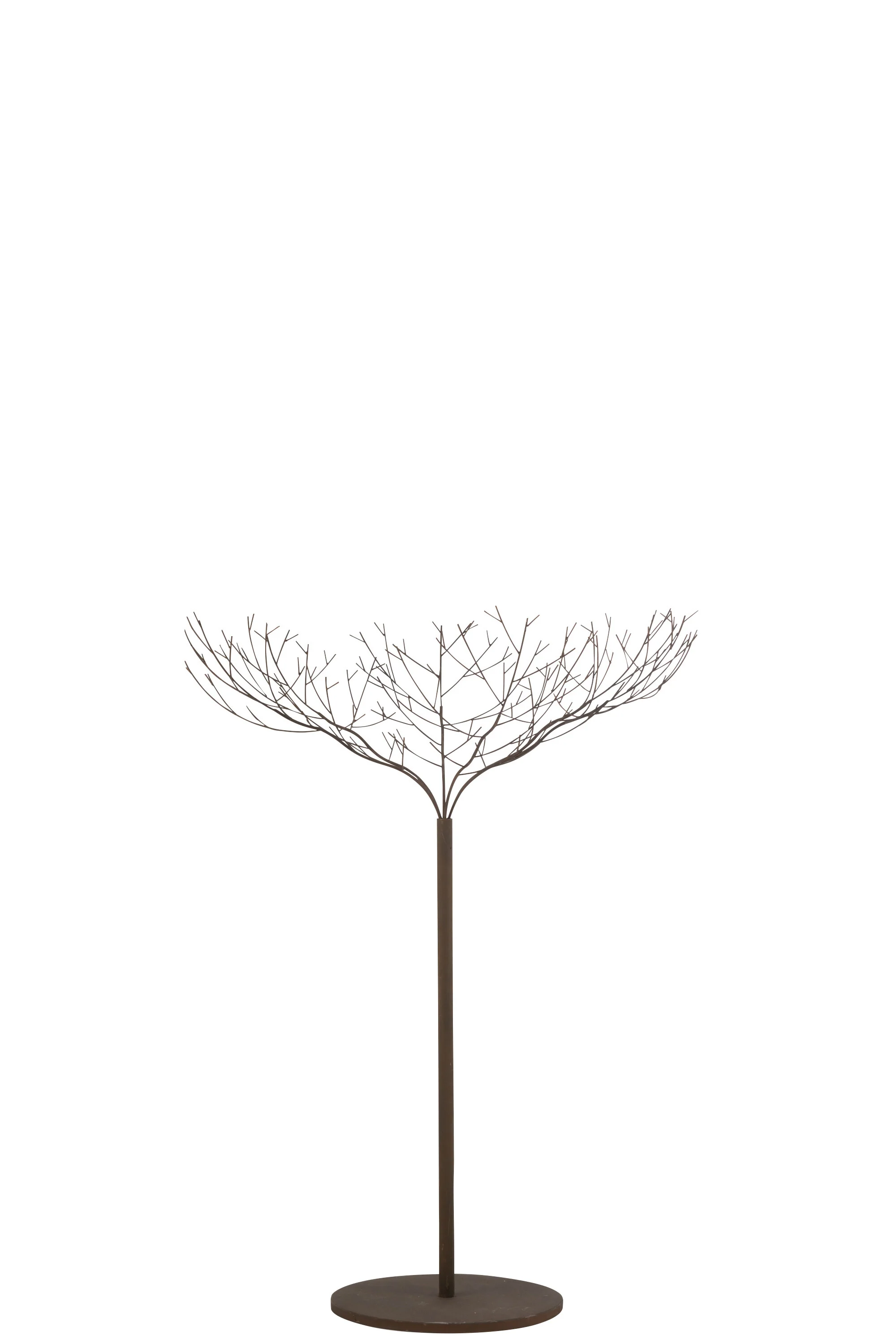 J-Line decoratie Boom – metaal – bruin – medium