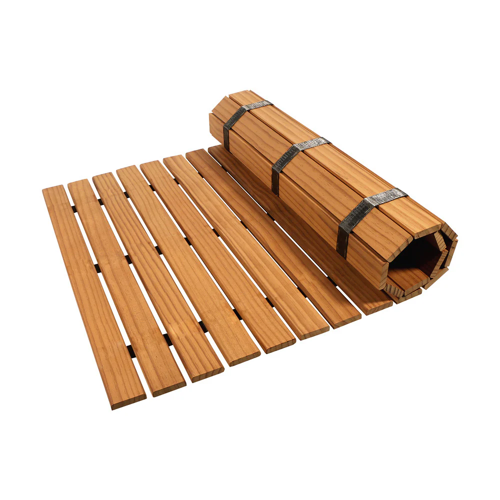 Home Deluxe SANYA houten saunamat – Natuur