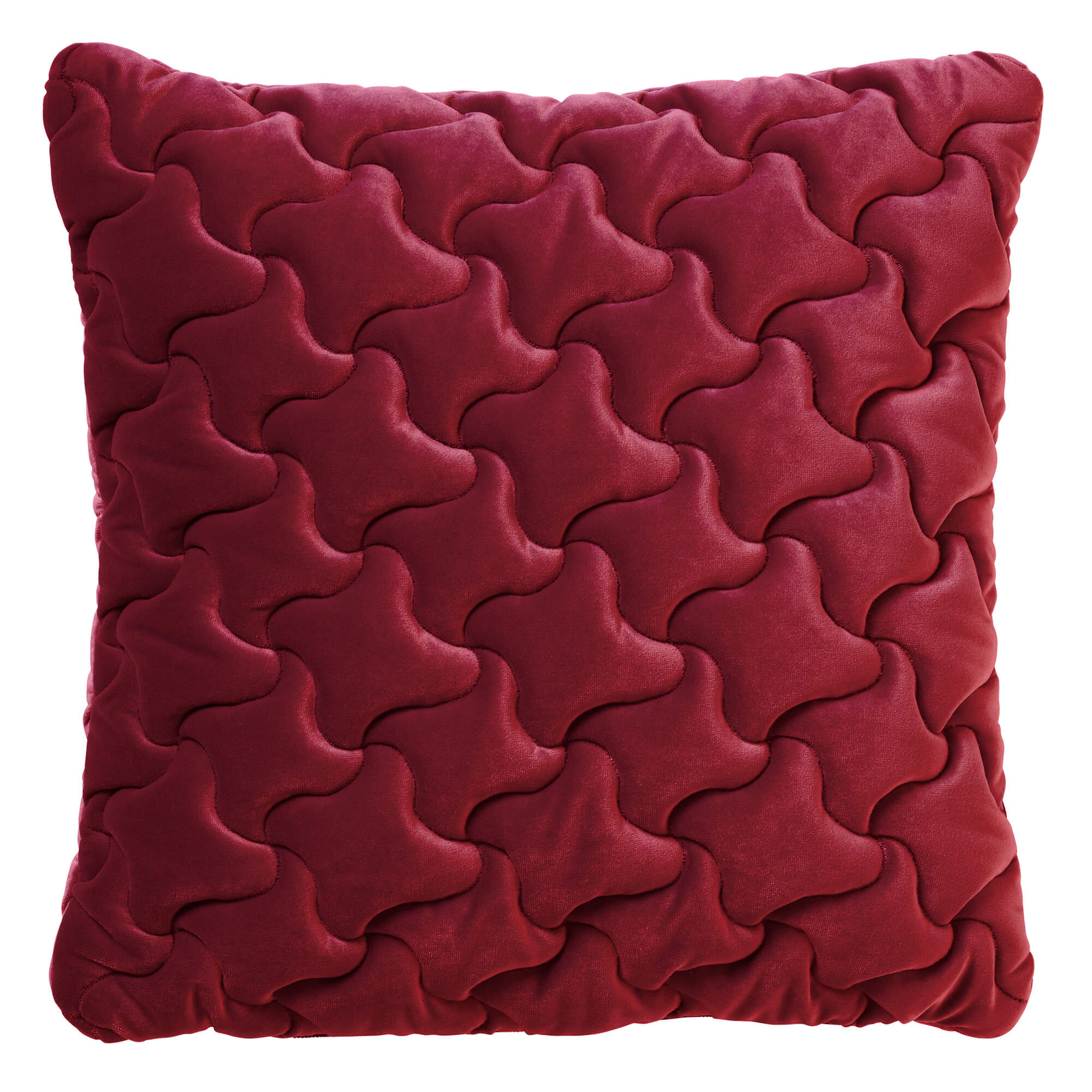 AMELIE | sierkussen 45×45 cm | Merlot | rood | Hoii | met duurzame kus