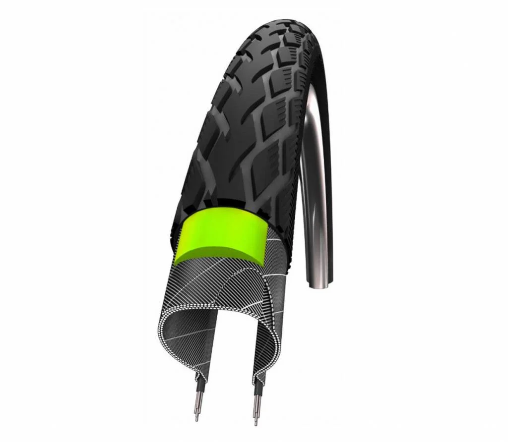 Buitenband Schwalbe Marathon GreenGuard 35-349 – Zwart met Reflectie