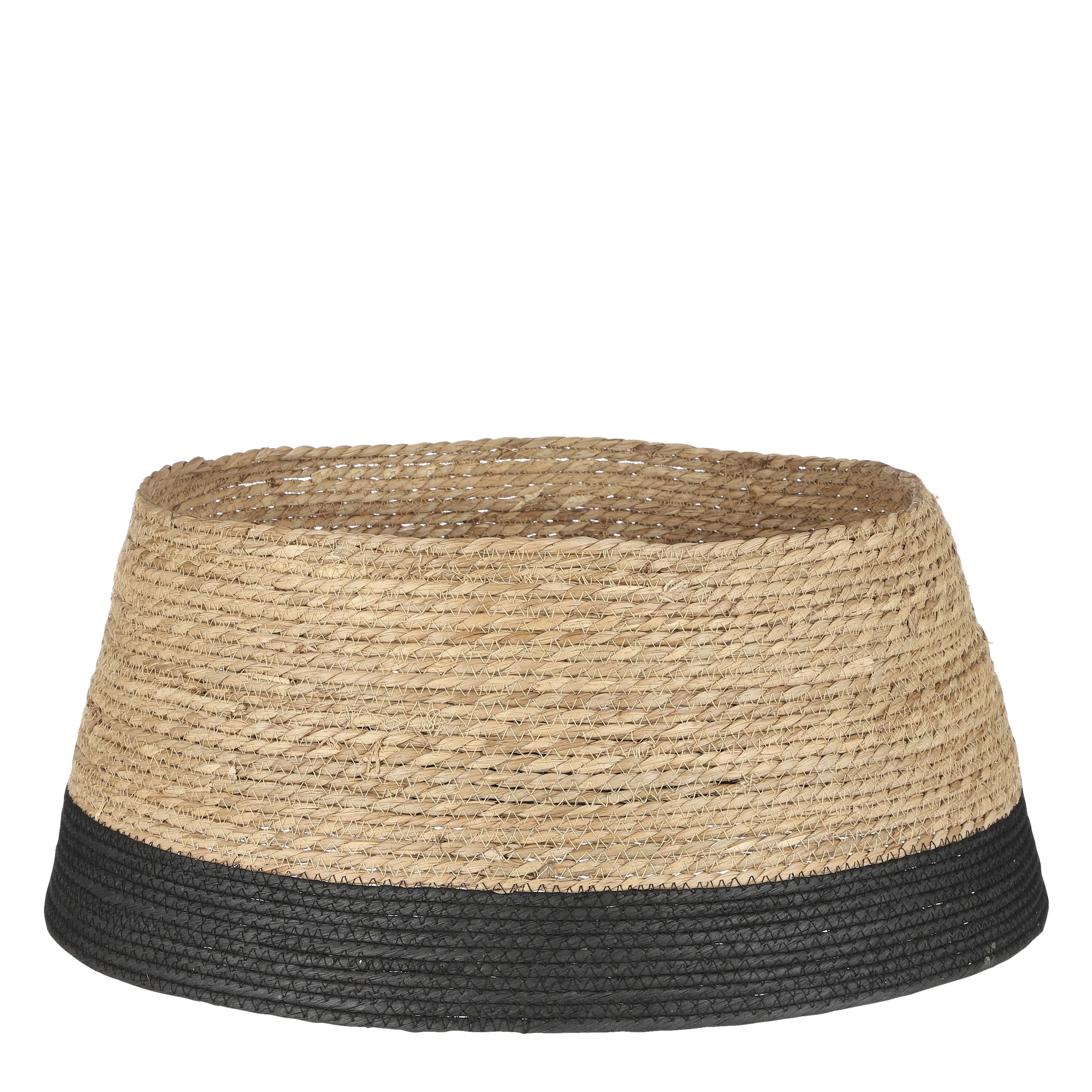 House of Seasons Kerstboomrok – H26 x Ø58 cm – Zeegras – Zwart