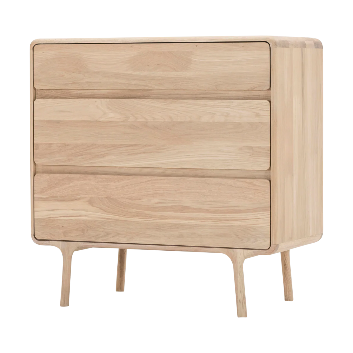 Gazzda Fawn Drawer Eikenhouten Ladekast – Whitewash