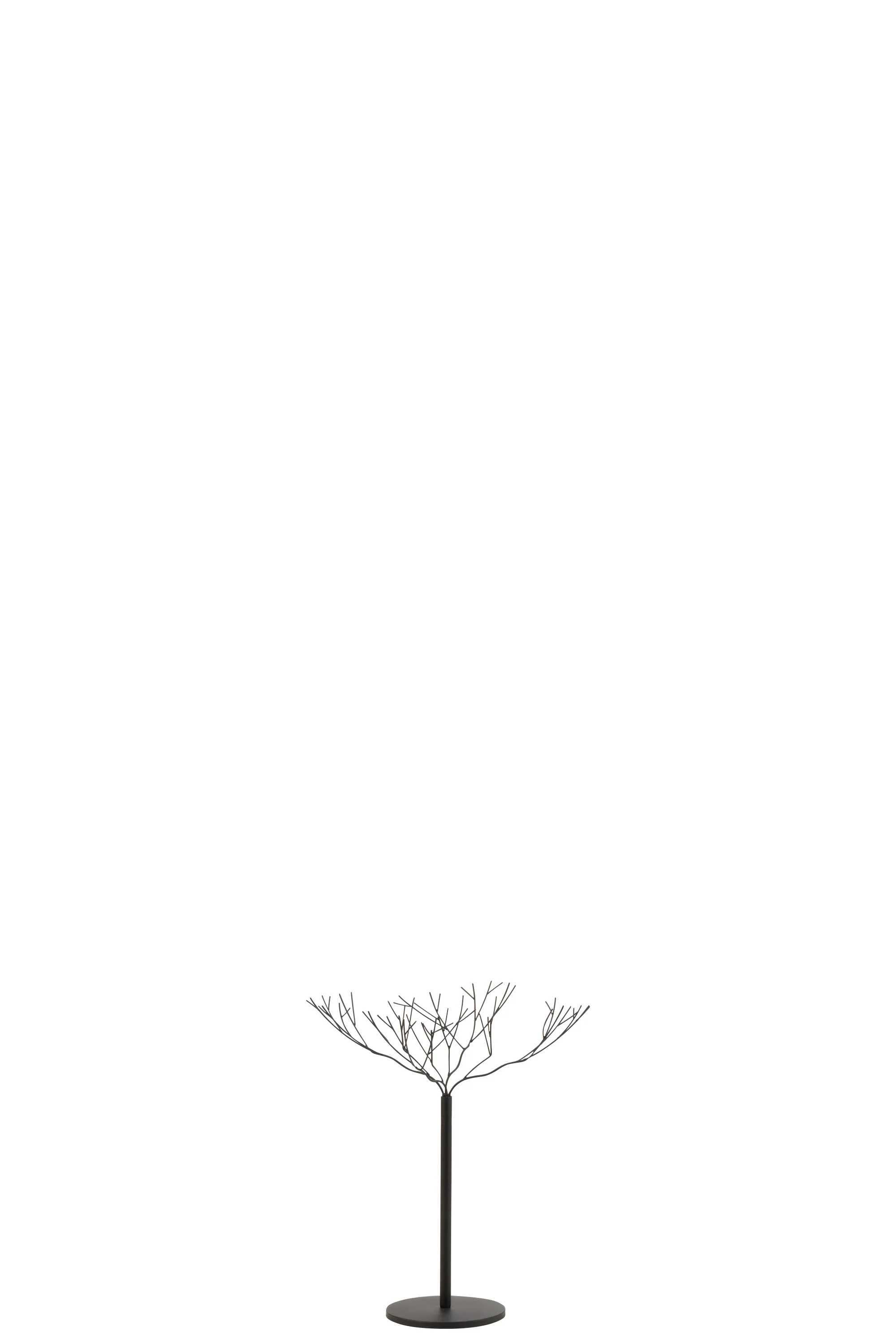 J-Line decoratie Boom – metaal – zwart – small