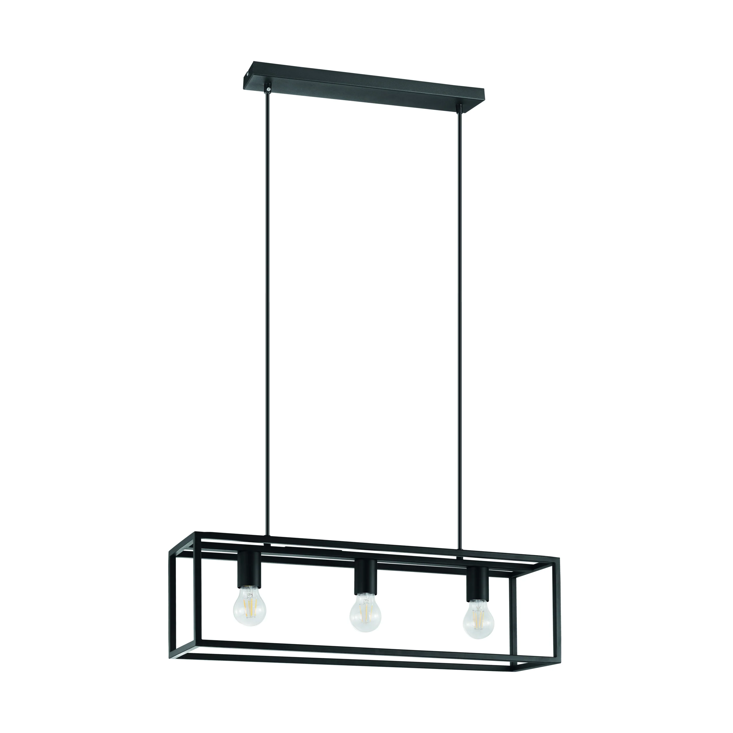 EGLO hanglamp Eldrick – e27 – 70 cm – zwart