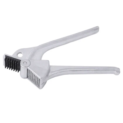 Knoflookpers, Aluminium, 3,5×3,5xL:17,5 cm