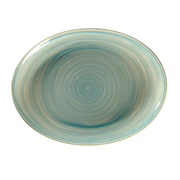 Plateau Ovaal, 36x27cm – Spot Saphire (Set van 6)