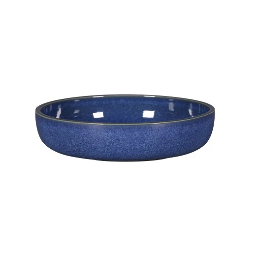 Diep Bord, Ø20xH:4,5cm – Ease Cobalt (Set van 3)