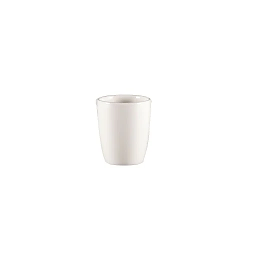 Espressokop zonder oor, 9cl – Ease White (Set van 12)