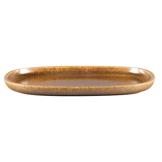 Bord Ovaal, 30x20xH:2,5cm – Ease Rust (Set van 6)