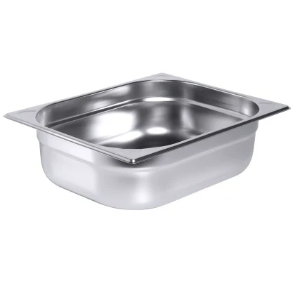 Gastronormbak RVS, 1/2 GN, H:10 cm, 6,5 L