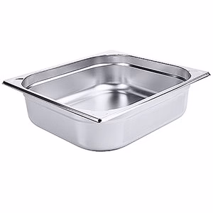 Gastronormbak RVS, 2/3 GN, H:10 cm, 9 L