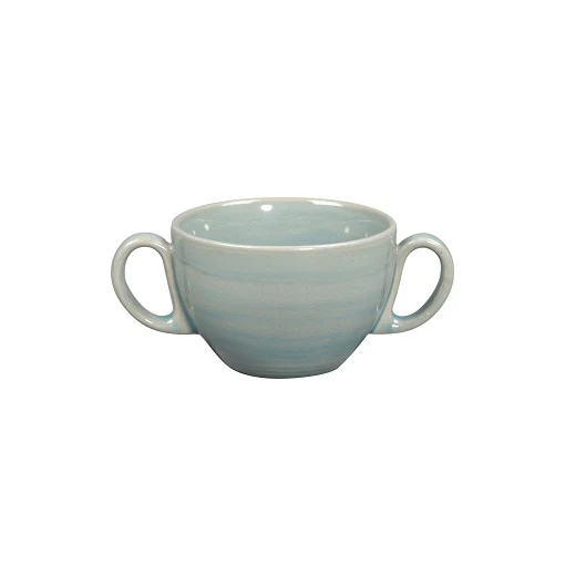 Soepkop met oren, Ø10xH:6,5cm. 28cl – Spot Saphire (Set van 12)