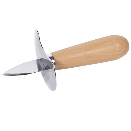Oestermes, RVS/Hout, L:14 / 4,5 cm