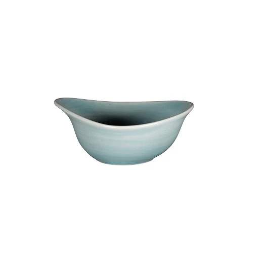 Schaal Organic, 15,5x12xH:6,5cm – Spot Saphire (Set van 12)