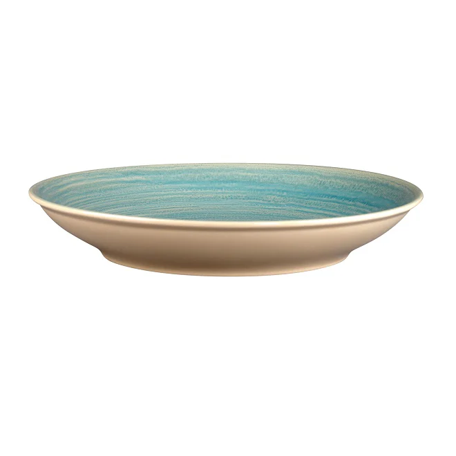 Schaal Diep, Ø28xH:4,5cm – Spot Saphire (Set van 12)