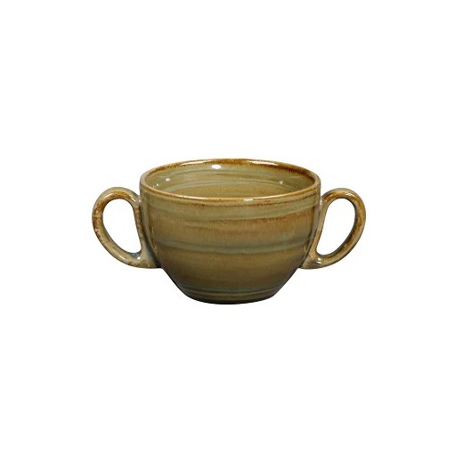 Soepkop met oren, Ø10xH:6,5cm. 28cl – Spot Emerald (Set van 12)