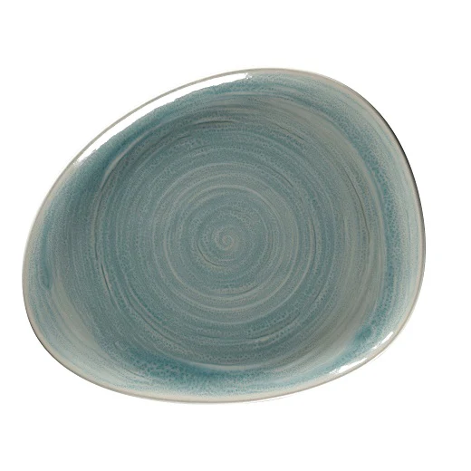Bord Organic, 28×22,6cm – Spot Saphire (Set van 12)