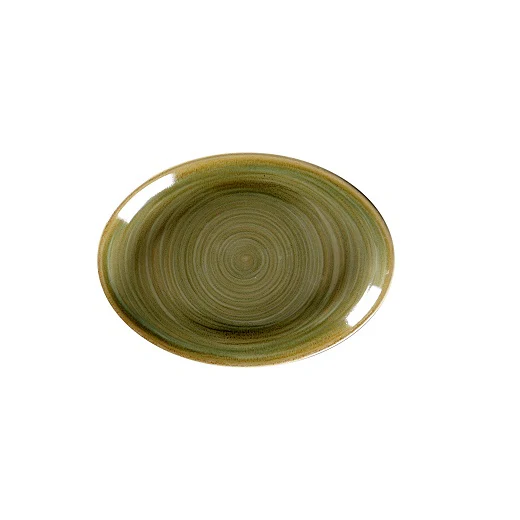 Plateau Ovaal, 21x15cm – Spot Emerald (Set van 12)
