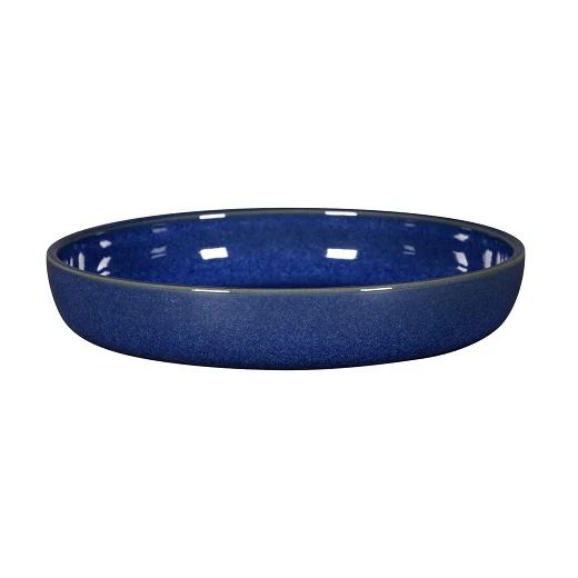 Diep Bord, Ø24xH:4,5cm – Ease Cobalt (Set van 2)