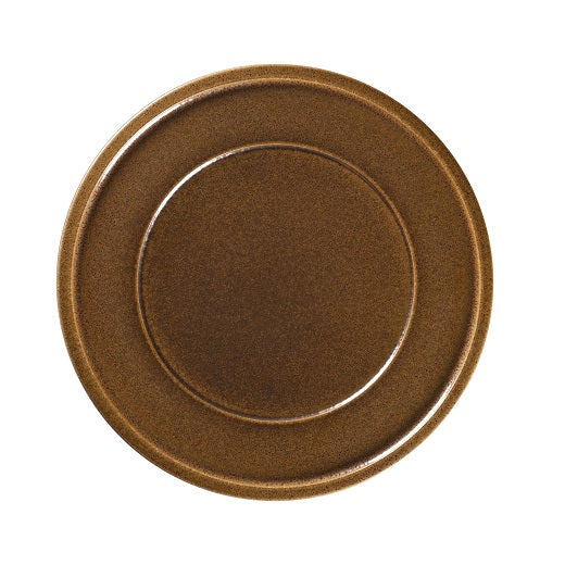 Bord met rand, Ø28xH:2,5cm – Ease Rust (Set van 12)