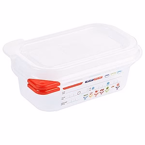 Voorraadbak Poly, 1/9 GN, H:6,5 cm, 0,6  L