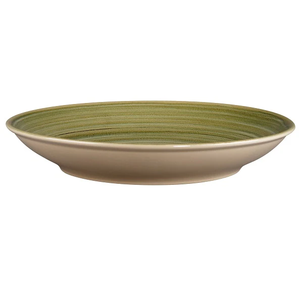 Schaal Diep, Ø28xH:4,5cm – Spot Emerald (Set van 12)