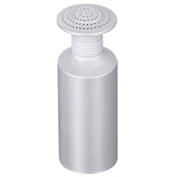 Zoutstrooier Aluminium, 8xH:18,5 cm