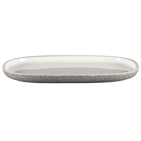 Bord Ovaal, 33x23xH:2,5cm – Ease Dual (Set van 6)