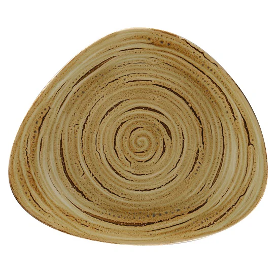 Bord Triangle Organic, 31,7×26,6cm – Spot Garnet (Set van 6)