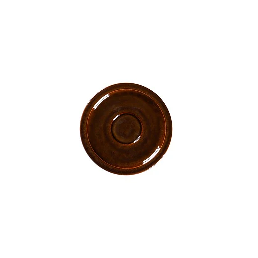 Schotel espressokop, Ø13xH:2cm – Ease Honey (Set van 12)