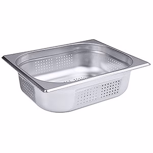 Gastronormbak Geperf., 1/2 GN, H:10 cm, 6,5 L