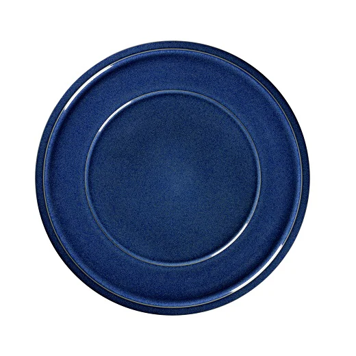Bord met rand, Ø28xH:2,5cm – Ease Cobalt (Set van 12)