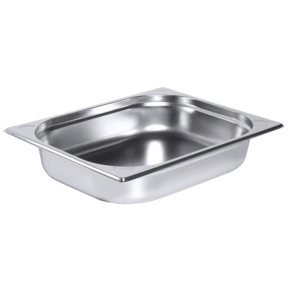Gastronormbak RVS, 1/2 GN, H:6,5 cm, 4 L