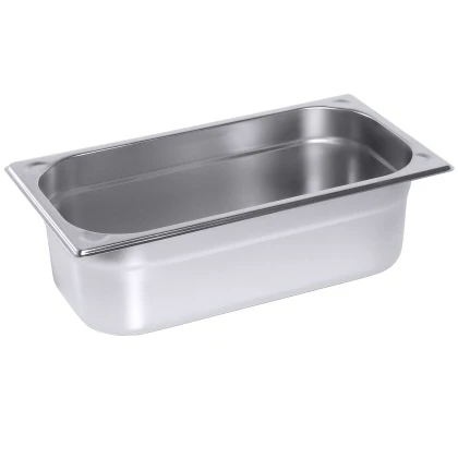 Gastronormbak RVS, 1/3 GN, H:10 cm, 4 L