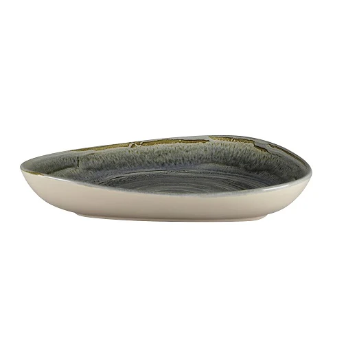 Bord Organic Diep, 24x19xH:4,5cm – Spot Peridot (Set van 12)