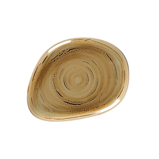 Bord Organic, 22×16,7cm – Spot Garnet (Set van 12)
