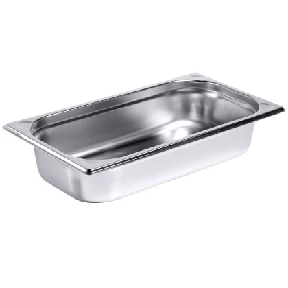 Gastronormbak RVS, 1/3 GN, H:6,5 cm, 2,5 L