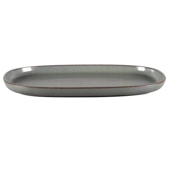 Bord Ovaal, 33x23xH:2,5cm – Ease Caldera (Set van 6)