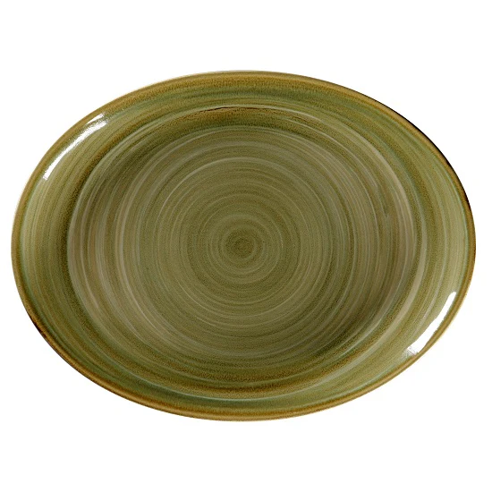 Plateau Ovaal, 36x27cm – Spot Emerald (Set van 6)