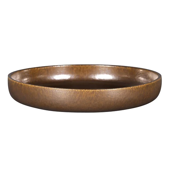 Diep Bord, Ø28xH:4,5cm – Ease Rust (Set van 2)