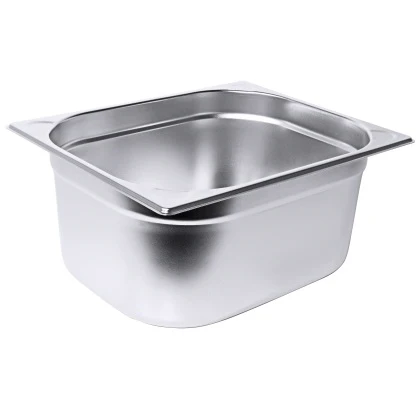 Gastronormbak RVS, 1/2 GN, H:15 cm, 9,5 L