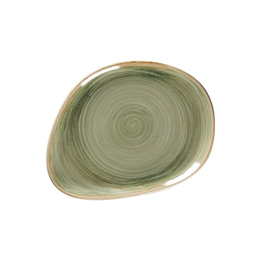 Bord Organic, 22×16,7cm – Spot Emerald (Set van 12)