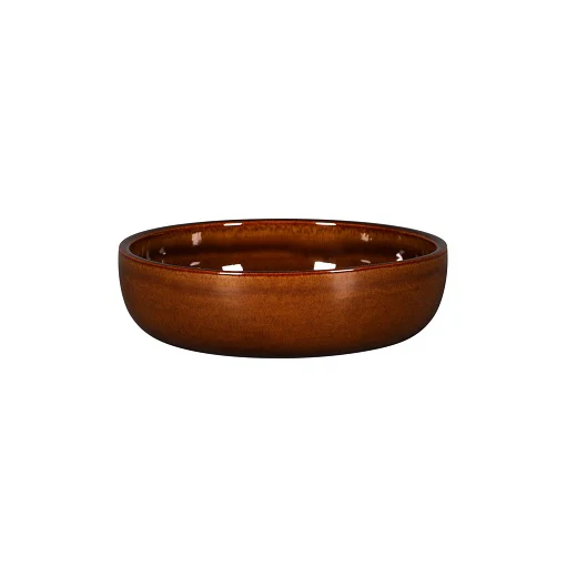 Diep Bord, Ø16xH:4,5cm – Ease Honey (Set van 4)