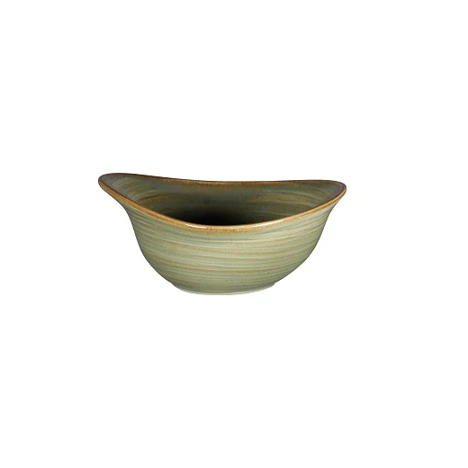 Schaal Organic, 15,5x12xH:6,5cm – Spot Emerald (Set van 12)