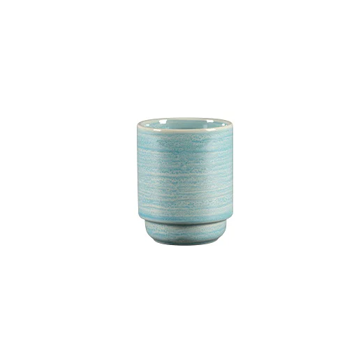 Mok zonder oor, Stapelbaar, 30cl – Spot Saphire (Set van 12)