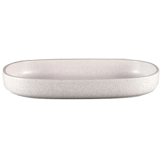Bord Diep Ovaal, 33x23xH:4,5cm – Ease Clay (Set van 2)
