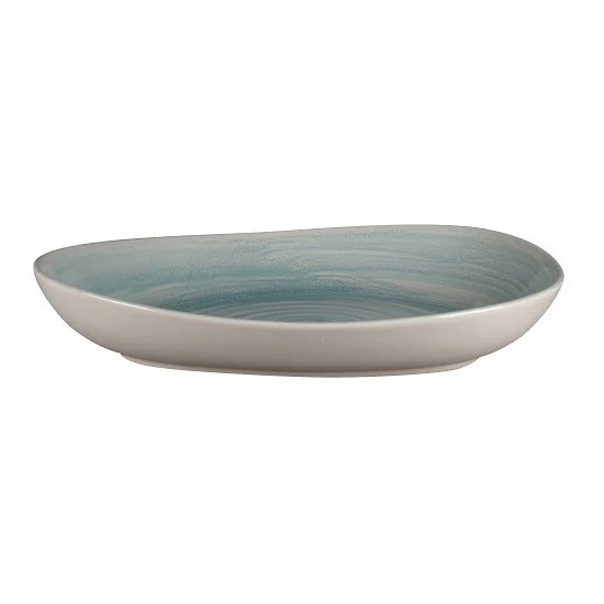 Bord Organic Diep, 28x23xH:5cm – Spot Saphire (Set van 12)