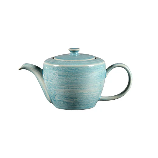 Theepot met deksel, 0,4L – Spot Saphire (Set van 4)
