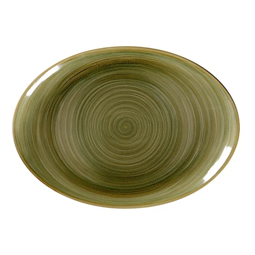 Plateau Ovaal, 32x23cm – Spot Emerald (Set van 6)