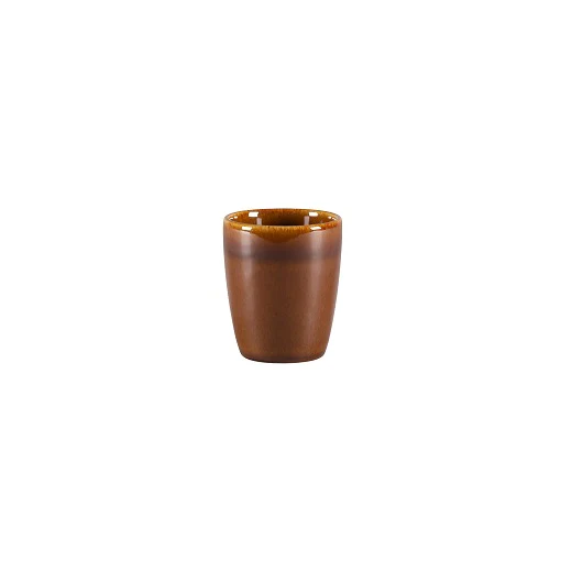 Espressokop zonder oor, 9cl – Ease Honey (Set van 12)